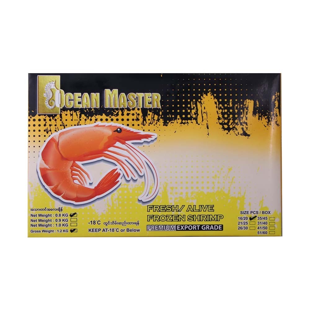 Ocean Master Frozen Vannamei Prawn Semi IQF(16-20)