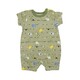 Te Te & Ta Ta Boy Romper Short Sleeves Green 3-6 Months (1PCS) KRPB-S101