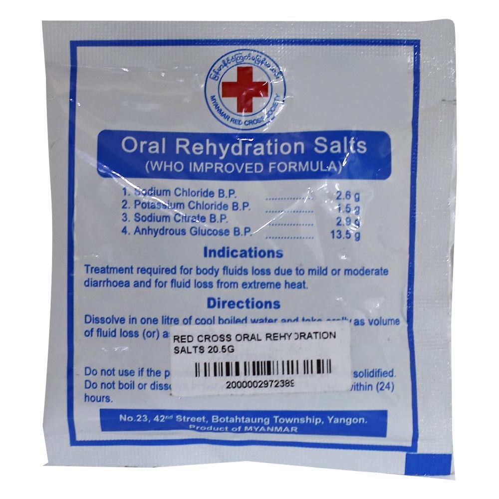 Red Cross Oral Rehydration Salts 20.5G