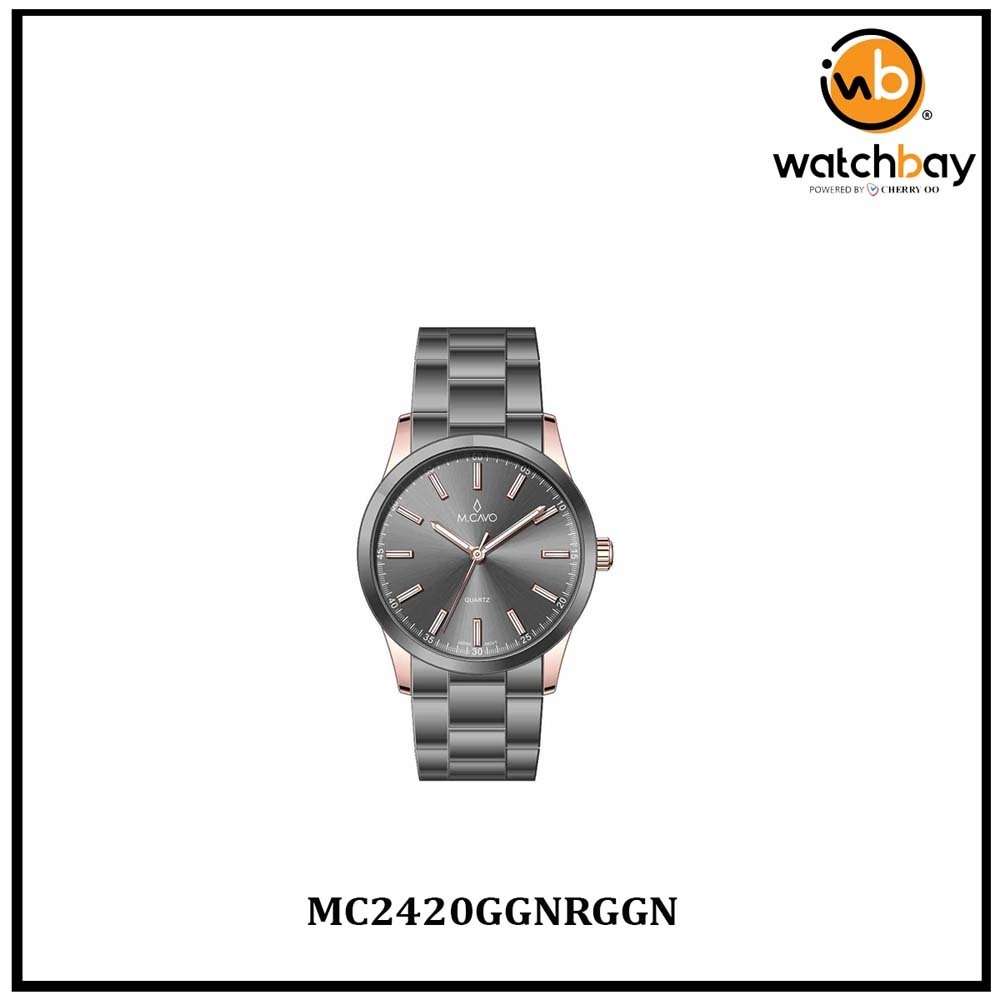 M. Cavo Men Watch MC2420GGNRGGN Cherry Oo