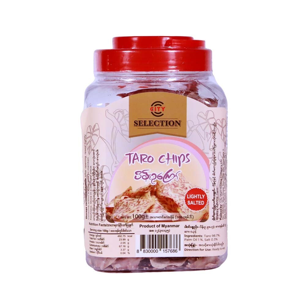 City Selection Fried Taro Chips 100G