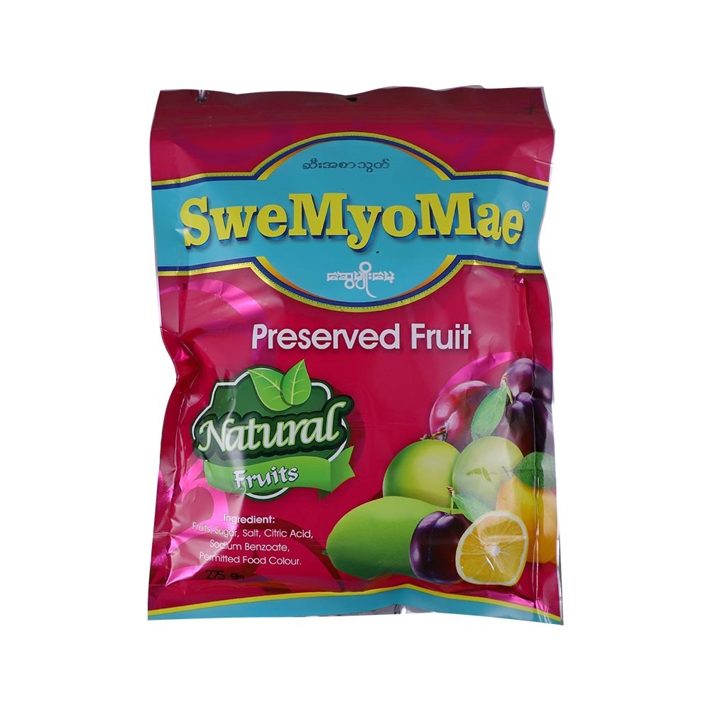 Swe Myo Mayt Preserved Fruit Stuffed Plum 275G