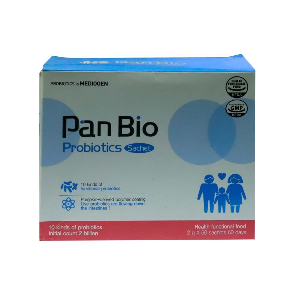 Pan Bio Probiotics Sachet 2G x 10PCS x 6