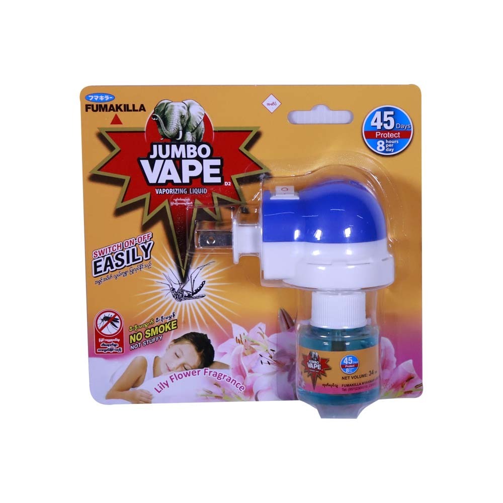 Jumbo Vape Mosquito Repelling Liq Vaporizer 34ML