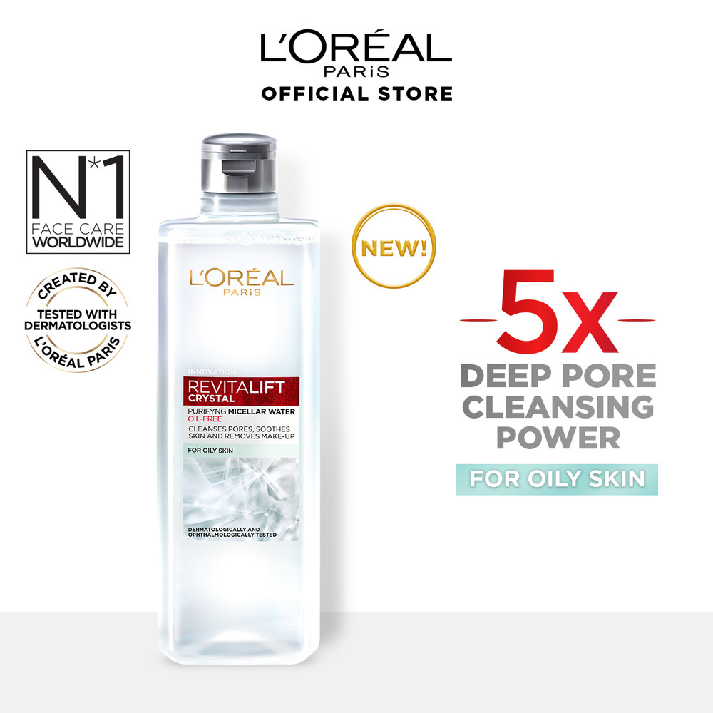 Loreal Revitalift Purifying Crystal Micellar Water 400ML