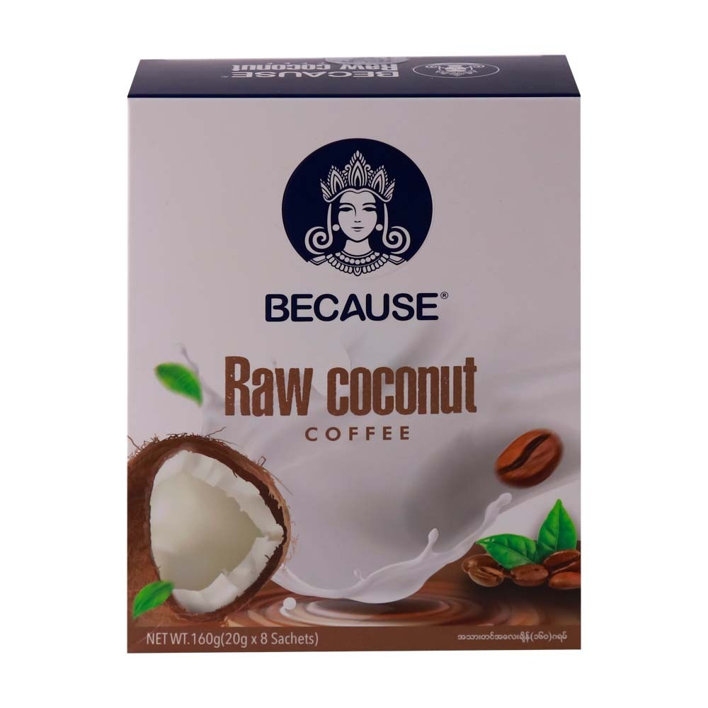 Because Raw Coconut Coffee 8PCS 160G