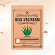 For The Skin Super Food Real Vegifarm Double Shot Mask - Aloe 23Ml FTS0323087