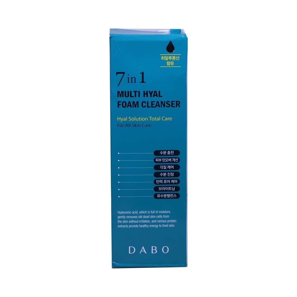 Dabo 7 in 1 Multi Hyal Foam Cleanser 180ML