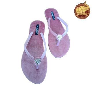 Sin Pauk Women Velvet Slipper (Design-1,No-38) F822