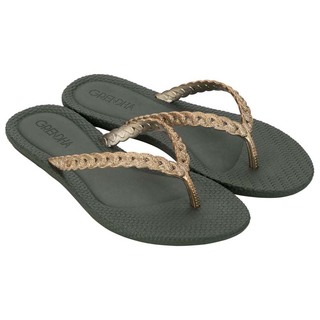Grendha Todo Dia Glam Ad Flip (No-5) Bronze/Green 119032BF18005