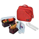 HPL762Dr Lock & Lock Lunch Box 2PCS (Red)