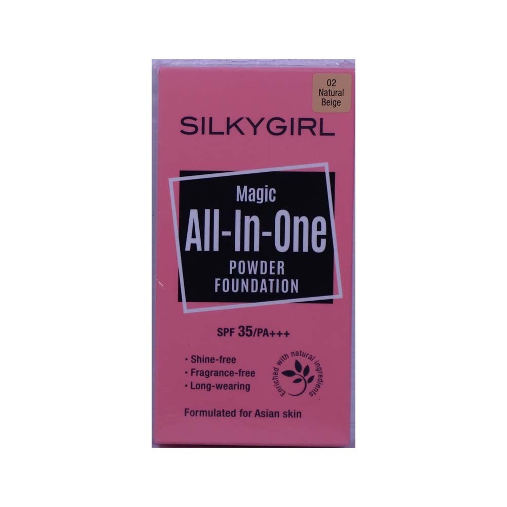 Silkygirl Magic All In One Powder Foundation 9G 02