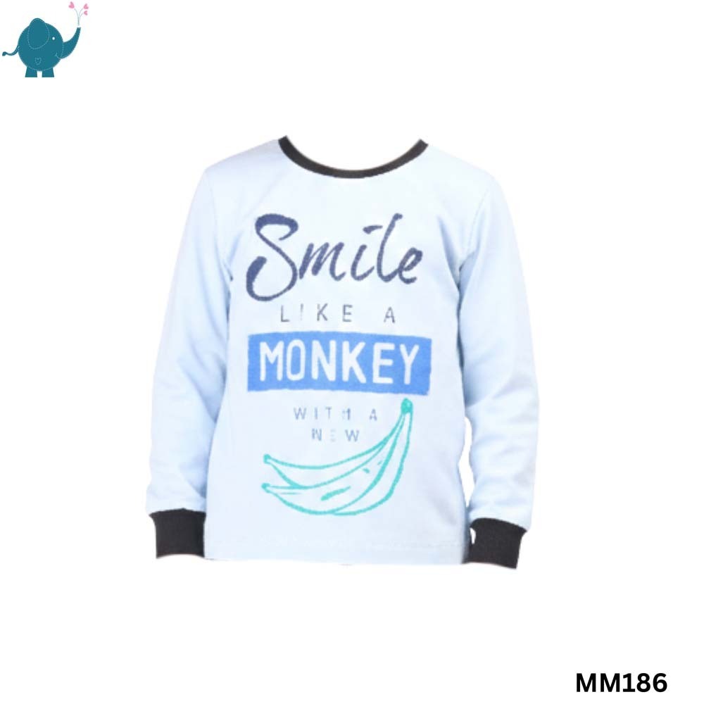 Max & Mia Boys Long Sleeve Top MM186 Medium