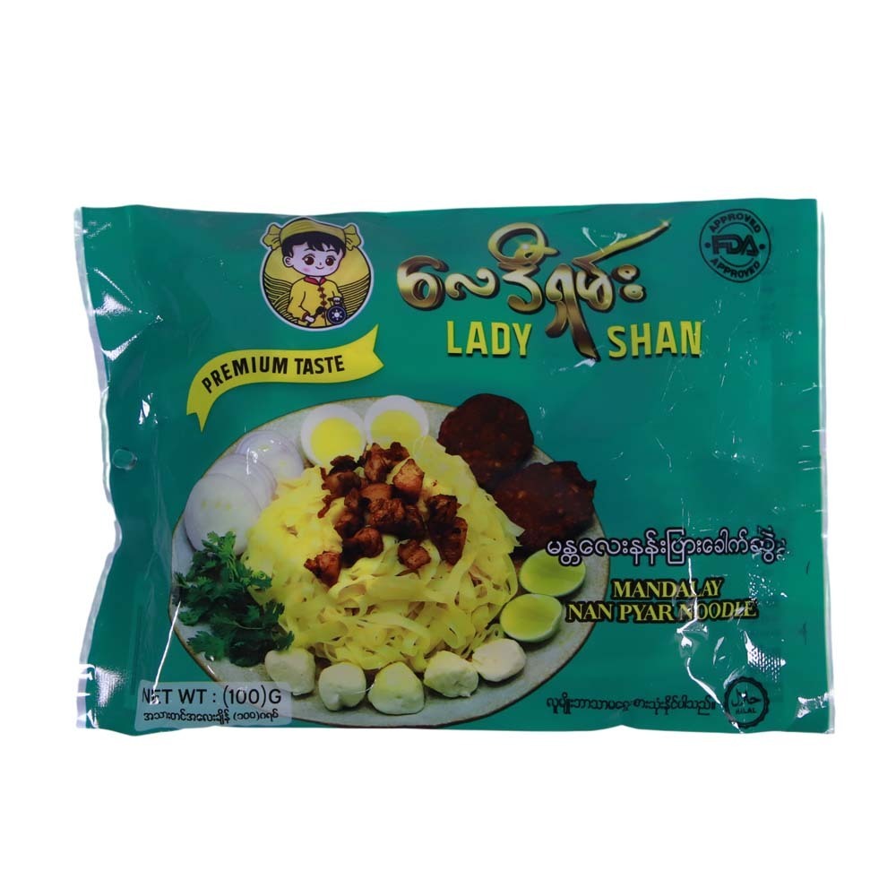 Lady Shan Mandalay Flat Noodle 100G