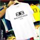 memo ygn Balenciaga unisex Printing T-shirt DTF Quality sticker Printing-White (Medium)