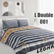 Leona Bed Sheet Double (6' x 6.5' x 9") L Double 001