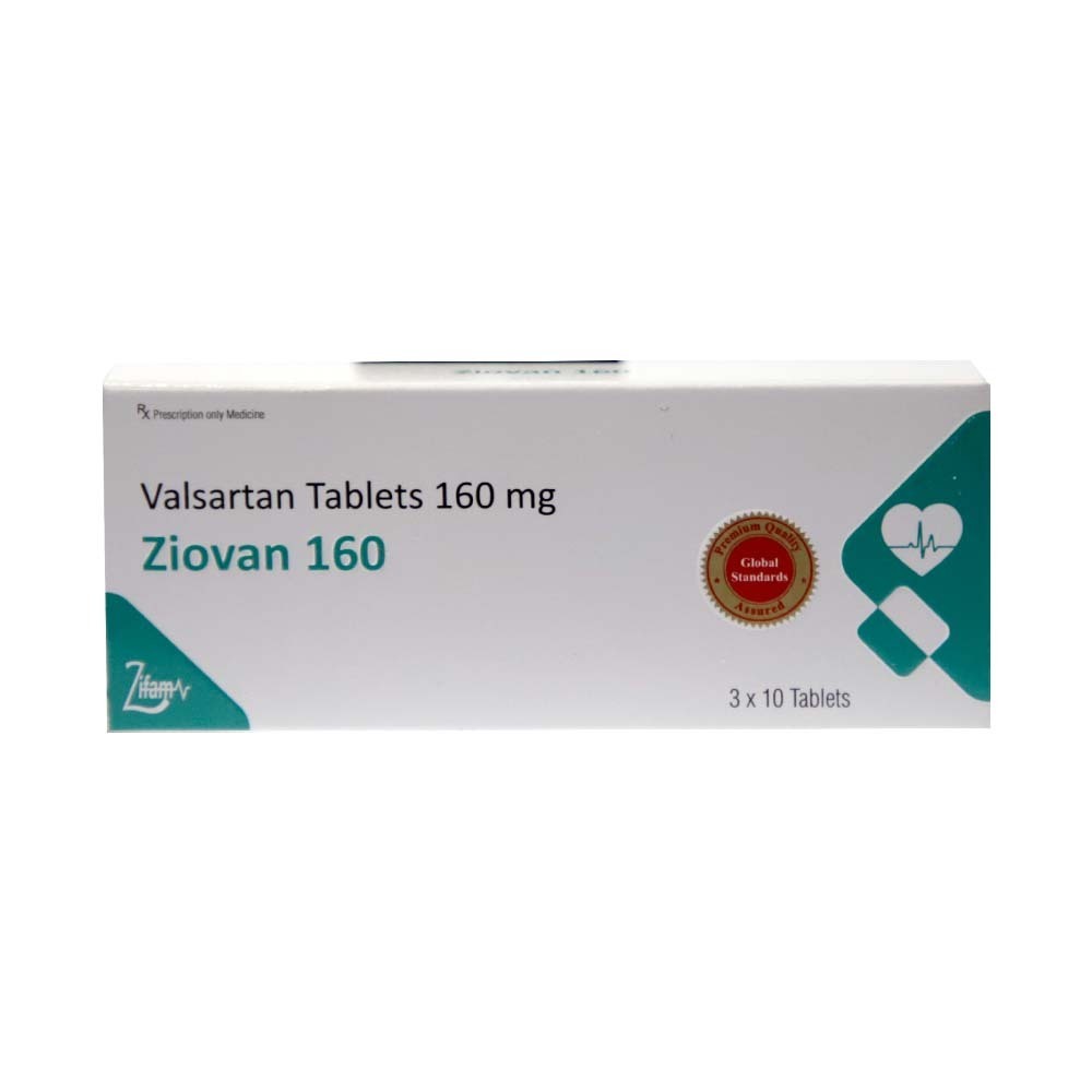 Ziovan 160 Valsartan Tablet 160MG 10PCS x 3