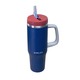 Ikea SiMLUX Tumbler Cup with Flip Straw 1200ML Deep Blue