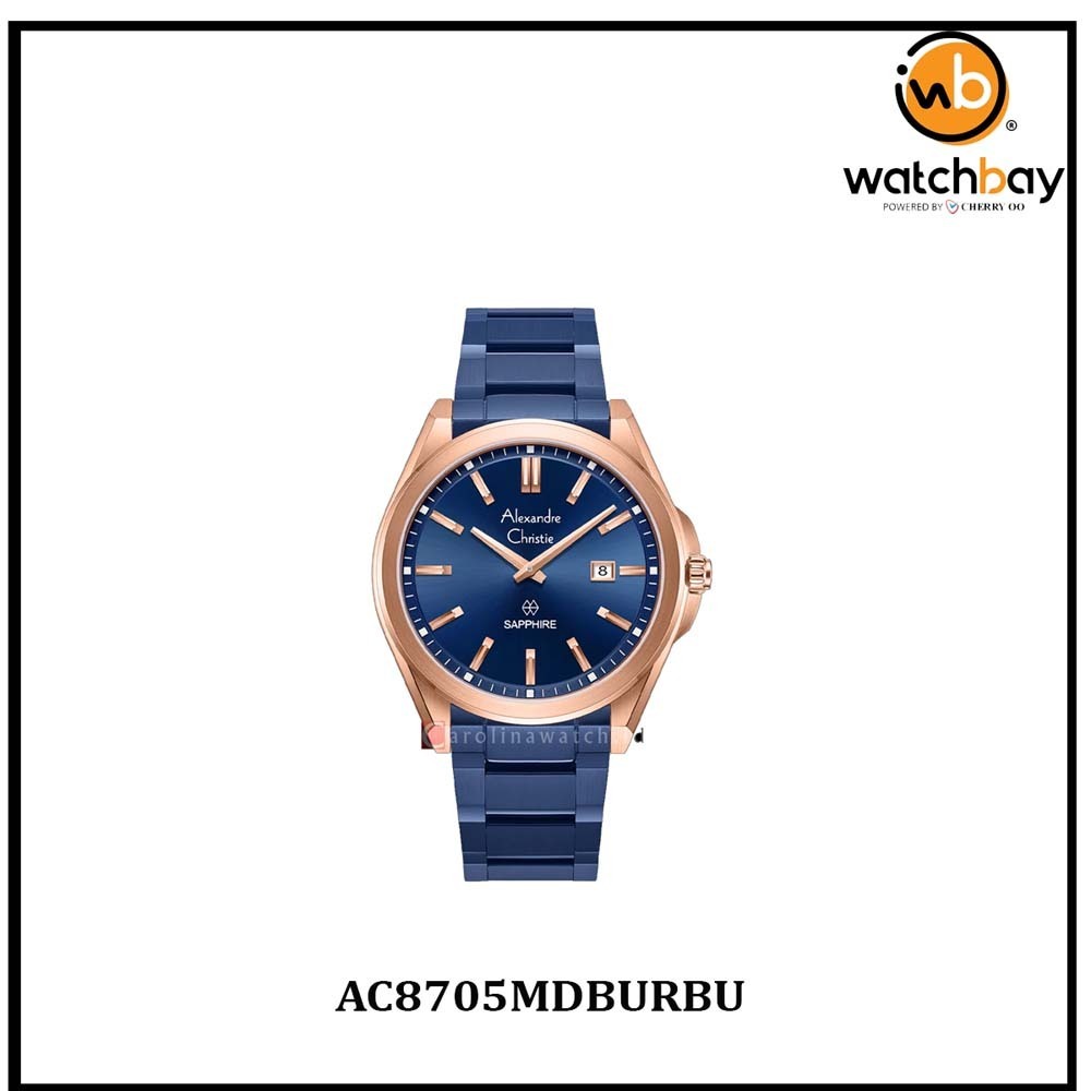 Alexandre Christie Men Watch AC8705MDBURBU Cherry Oo