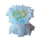 LiLi Floral Sky Gloden Heart Chocolate Bouquet