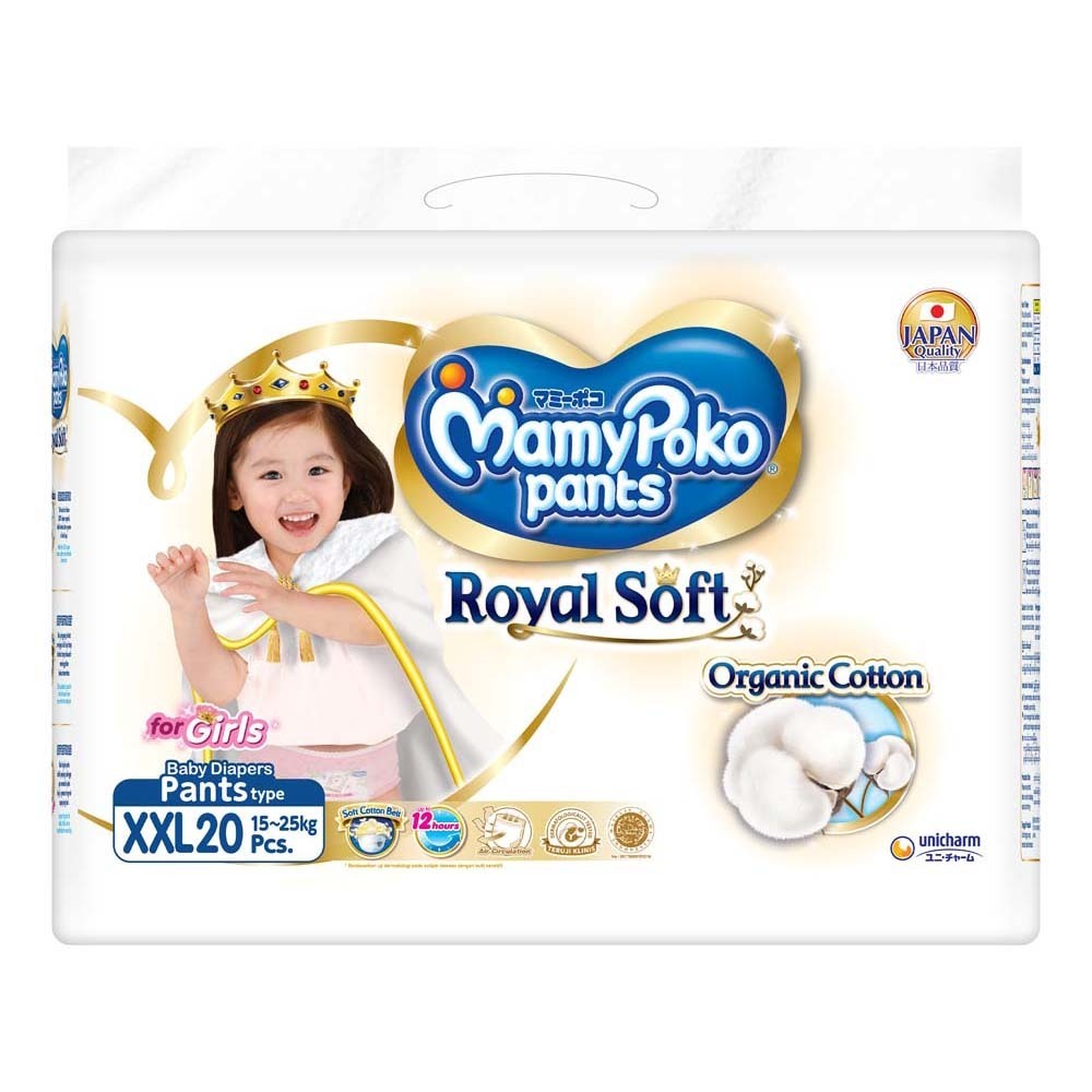 MamyPoko Diaper Pants Extra Soft Girl 20PCS (XXL)