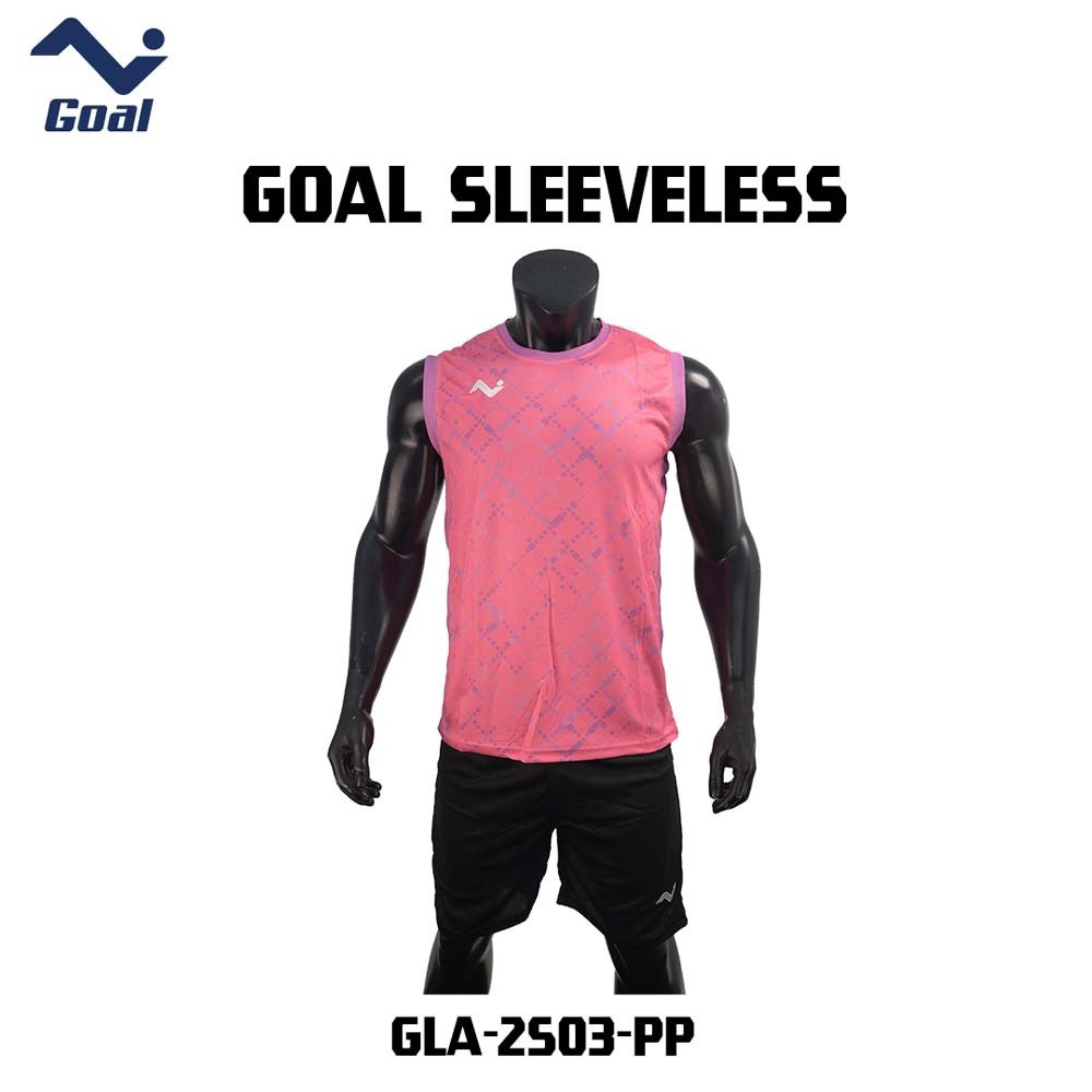 Olympic Goal Sleeveless Jersey GLA-2503-PP Pink Medium