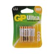 GP Ultra Alkaline Battery Aaa Size 4 pcs GP24AU-2U4