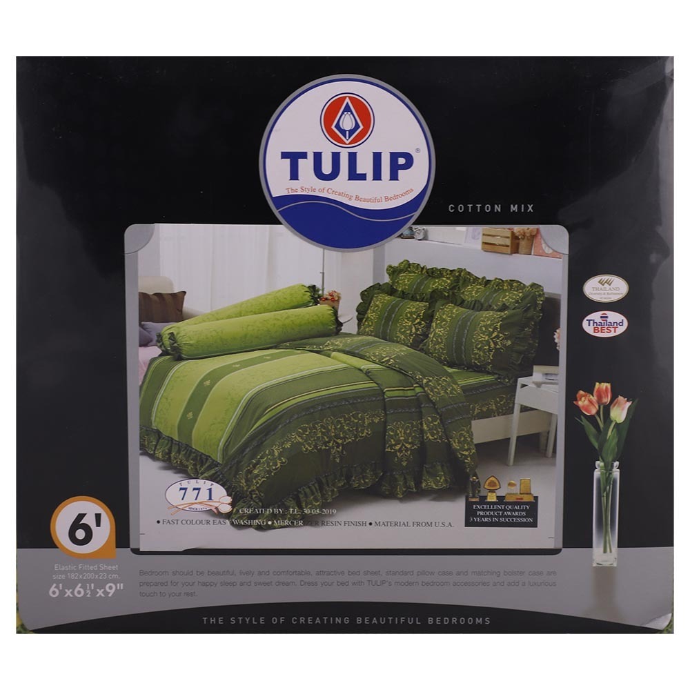 Tulip Bed Sheet 5PCS 6X6.5FT(Fit)