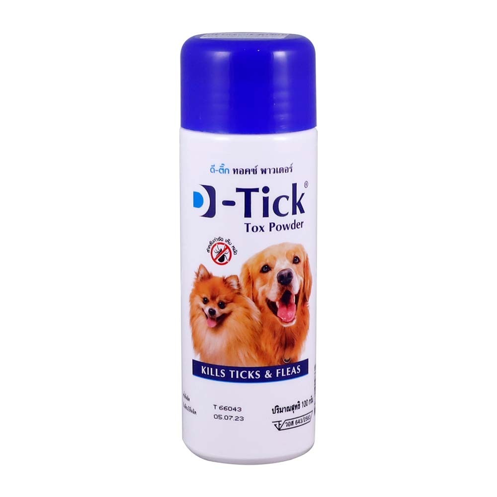 DD D-Tick Tick & Flea Dog Powder 100G DD412