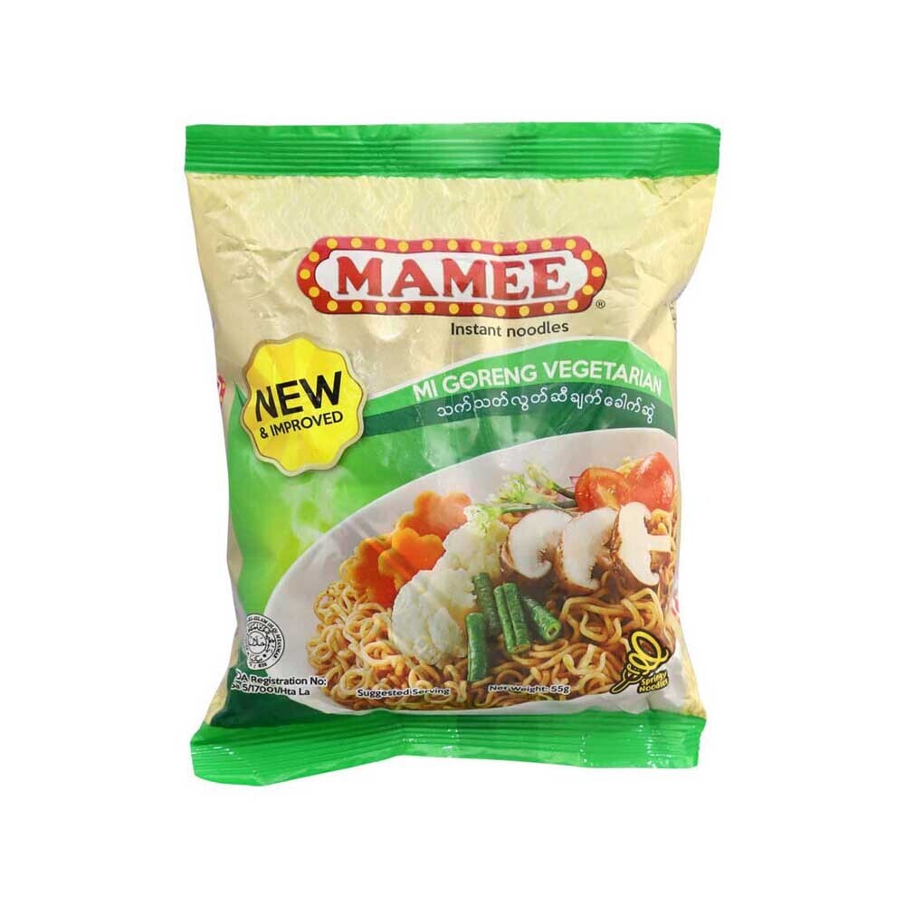 Mamee Instant Migoreng Noodle Vegetable 55G