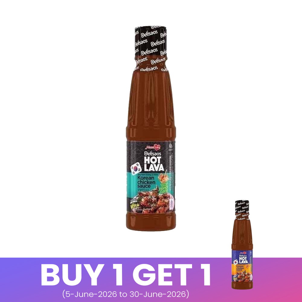 Delisaos Hot Lava Korean Chicken Sauce Honey Garlic 160G