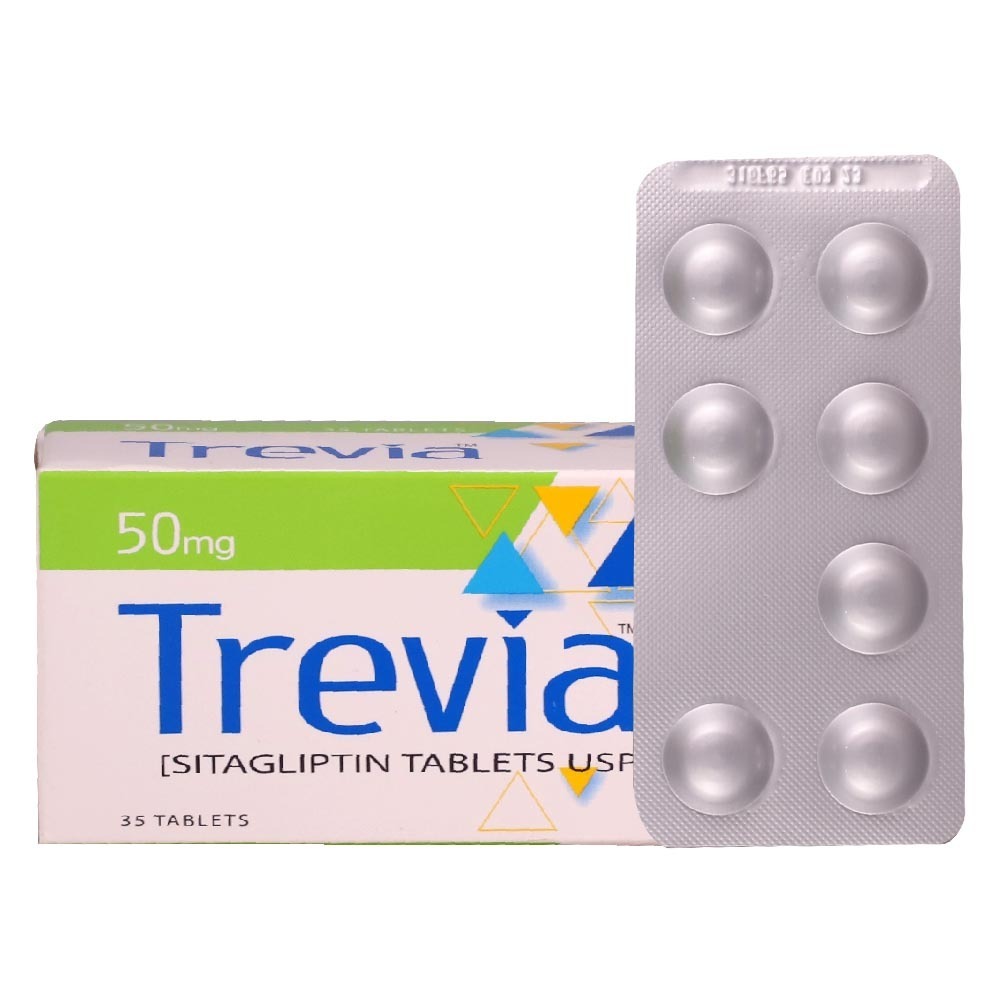 Trevia Sitagliptin 50MG 7`Tablets 1x5