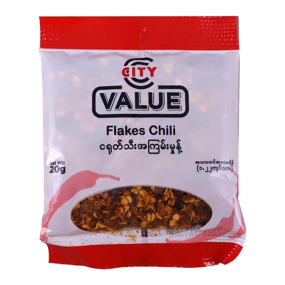 City Value Flakes Chili 20G