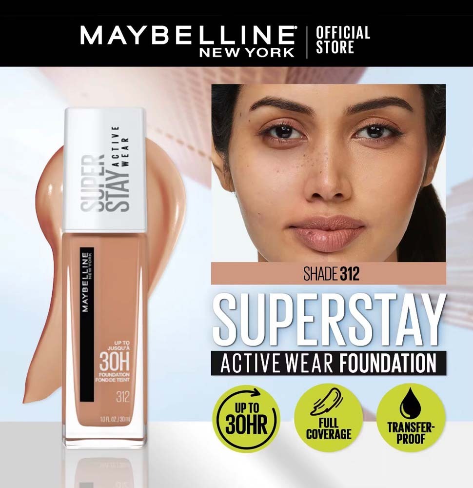 Maybelline Super Stay Active Foundation 30ML 312