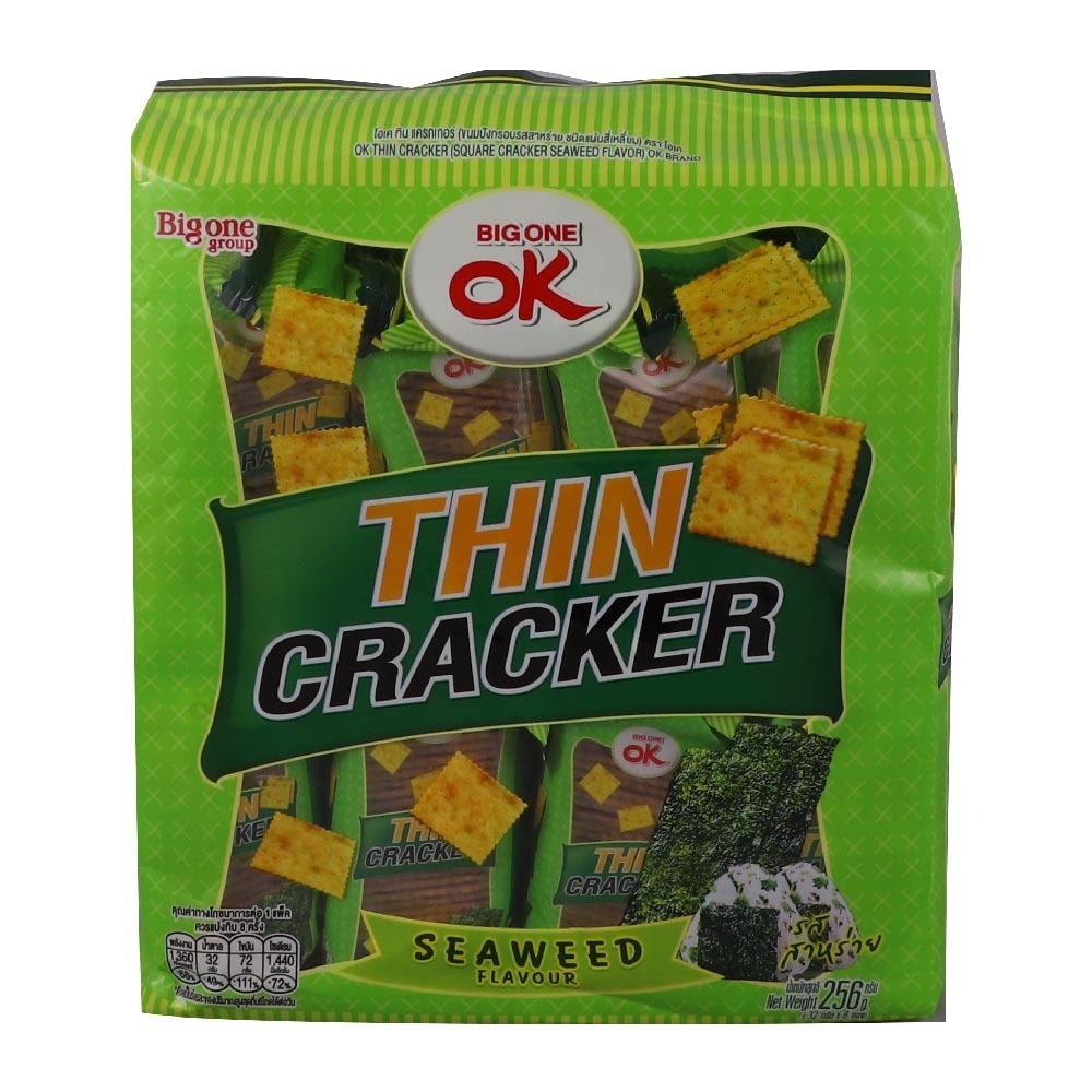 Ok Thin Cracker Seaweed 256G