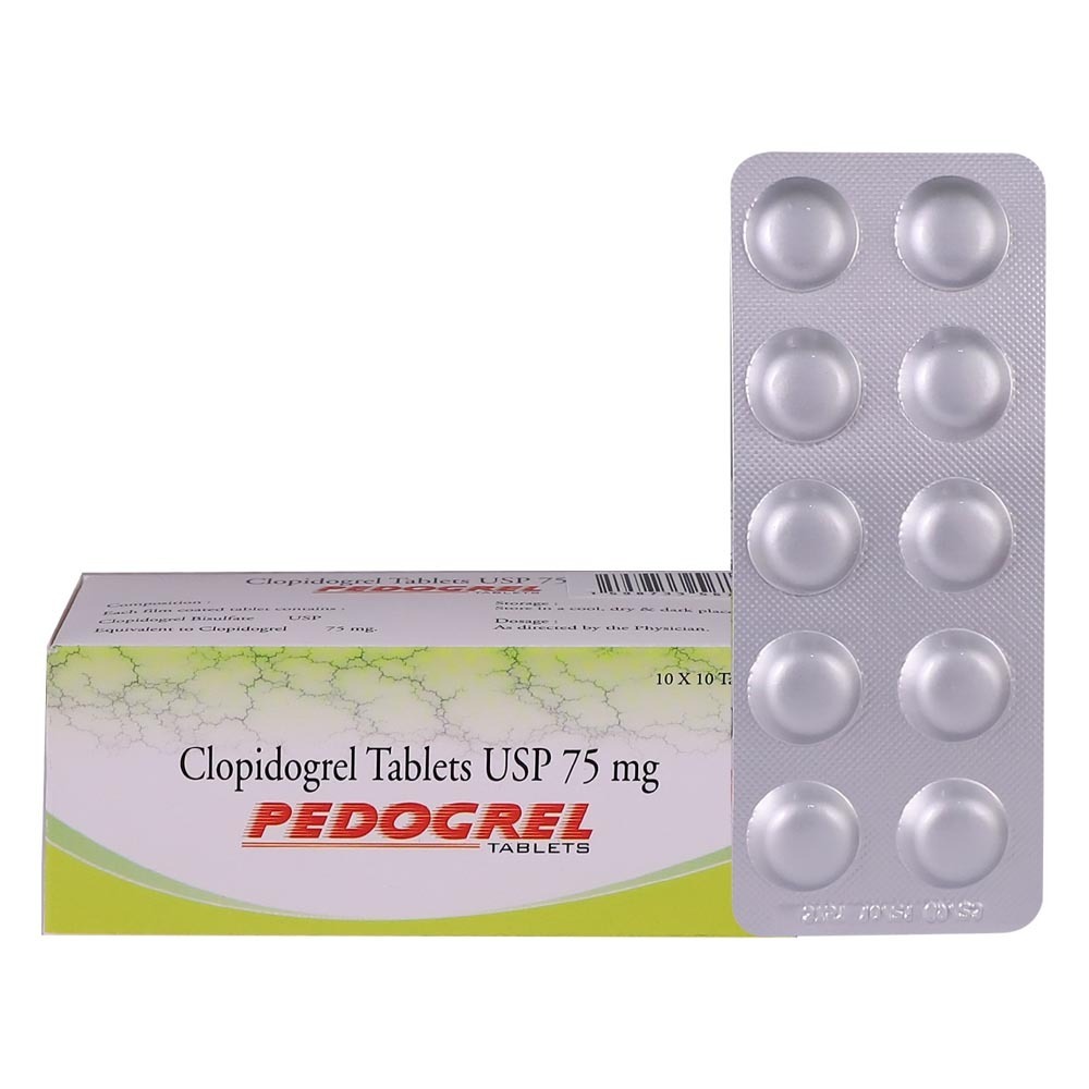 Pedogrel Clopidogrel 75MG 10`Sx10