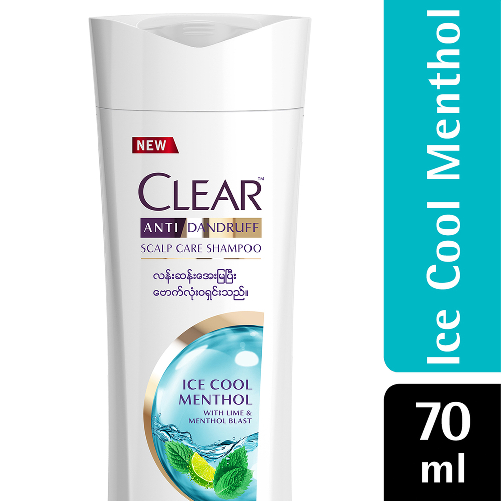 Clear Ice Cool Menthol Anti Dandruff Scalp Care Shampoo 70ML