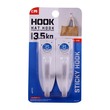 KM Wall Hook 2PCS 3.5KG No.672