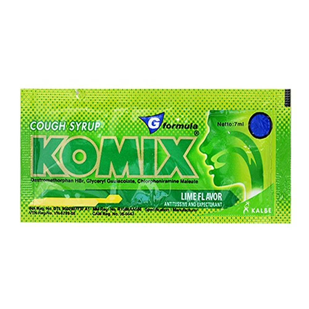 Komix Cough Syrup Lime 7 ML