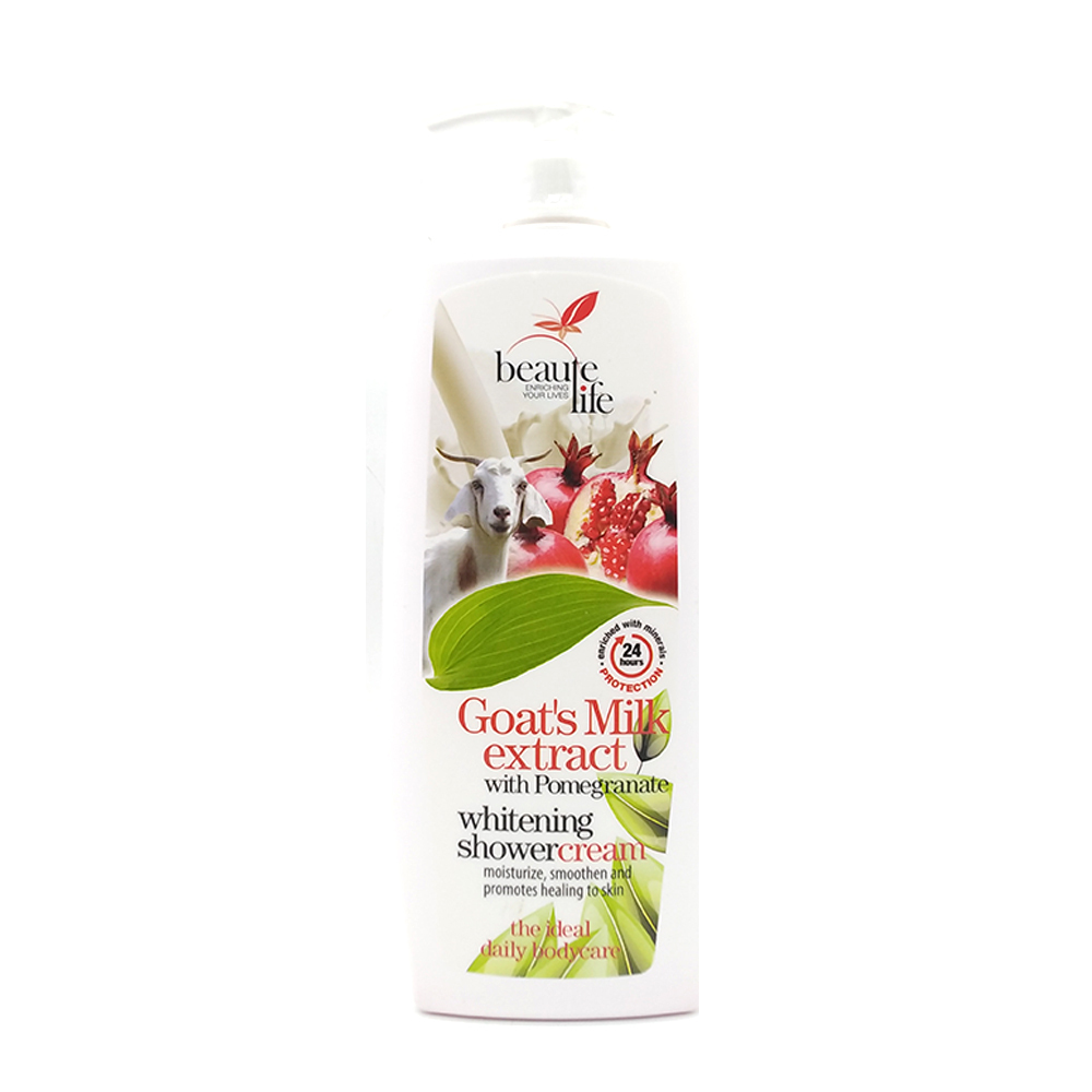 Beaute Life Goat's Milk Extract With Pomegranate Whitening Shower Cream 1000ML