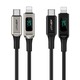 Acefast C6-01 USB-C To Lightning Zinc Alloy Digital Braided Charging Data Cable 27070007 Silver