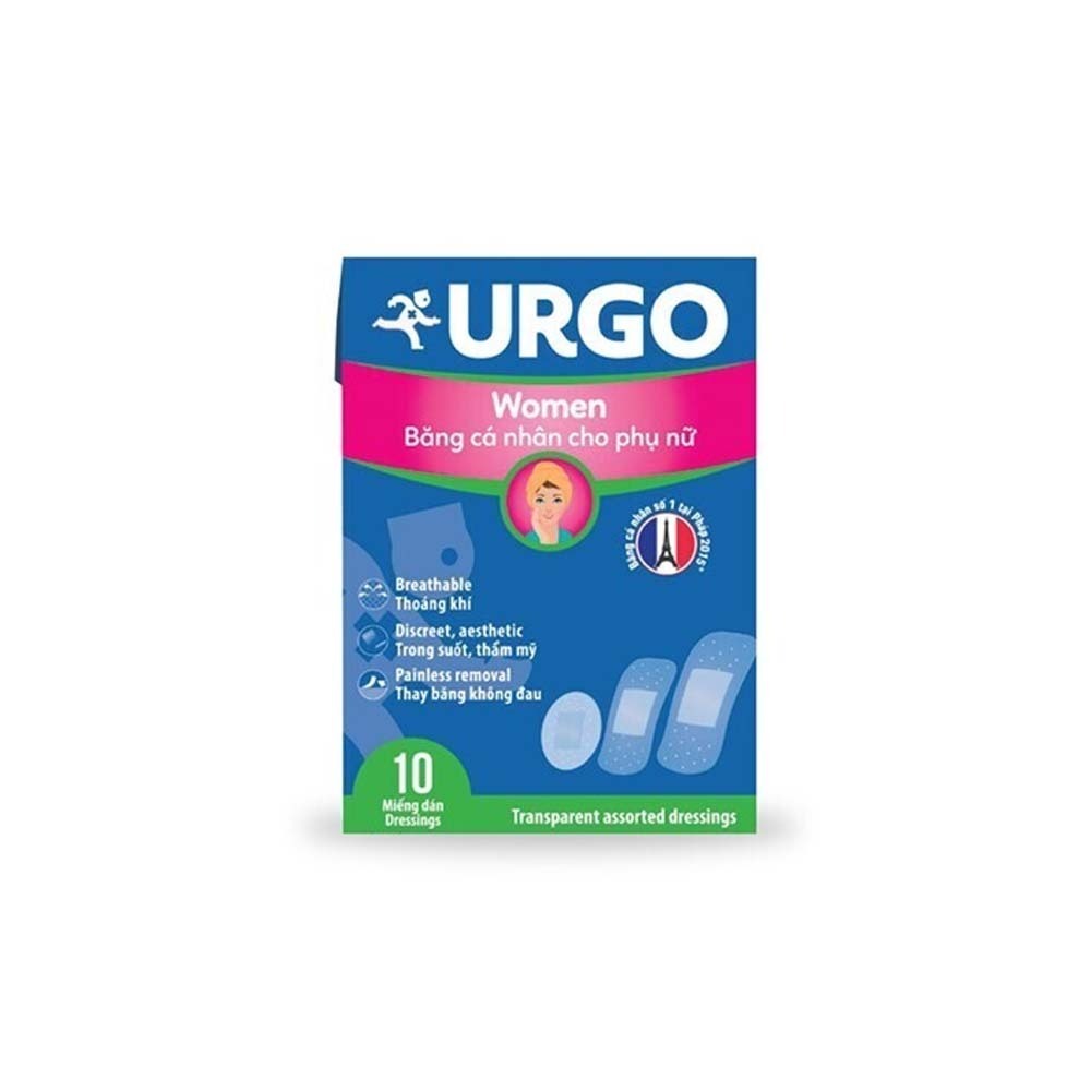 Urgo Women Transparent Assorted Plaster 10PCS