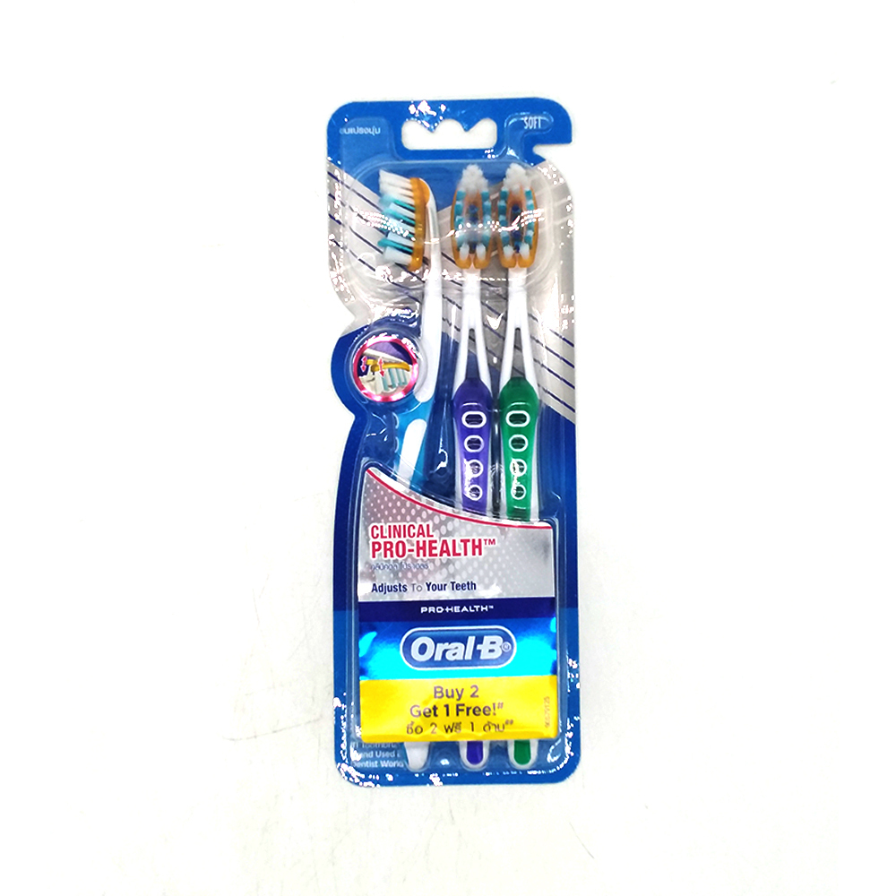 Oral-B Clinical Pro Health Toothbrush 3PCS