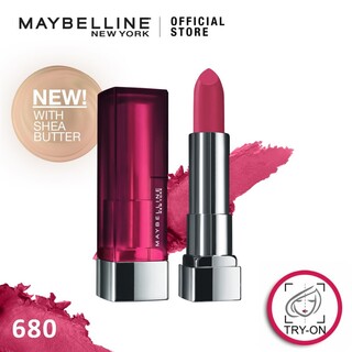 Maybelline Color Sensational Creamy Matte Lipstick 696 Burgundy Blush 3.9G