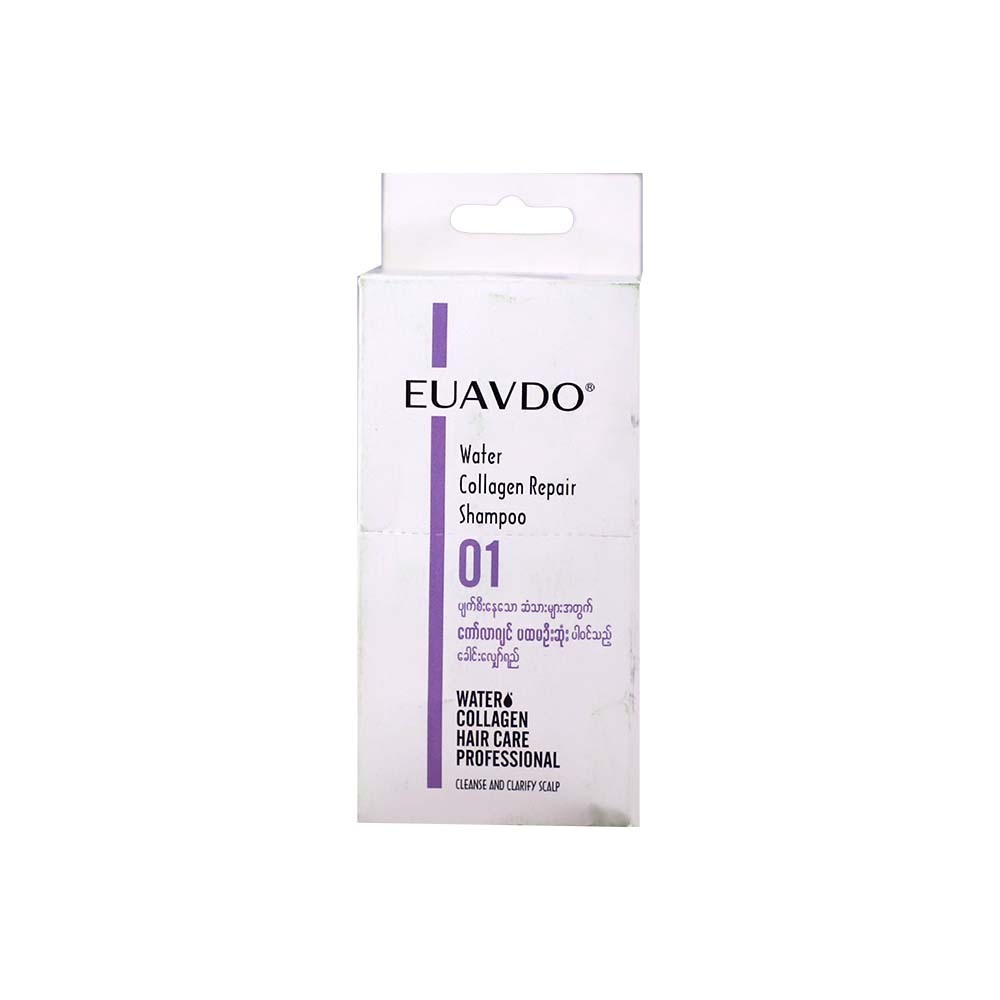 Euavdo Water Collagen Repair Shampoo 10ML x 12PCS (01)