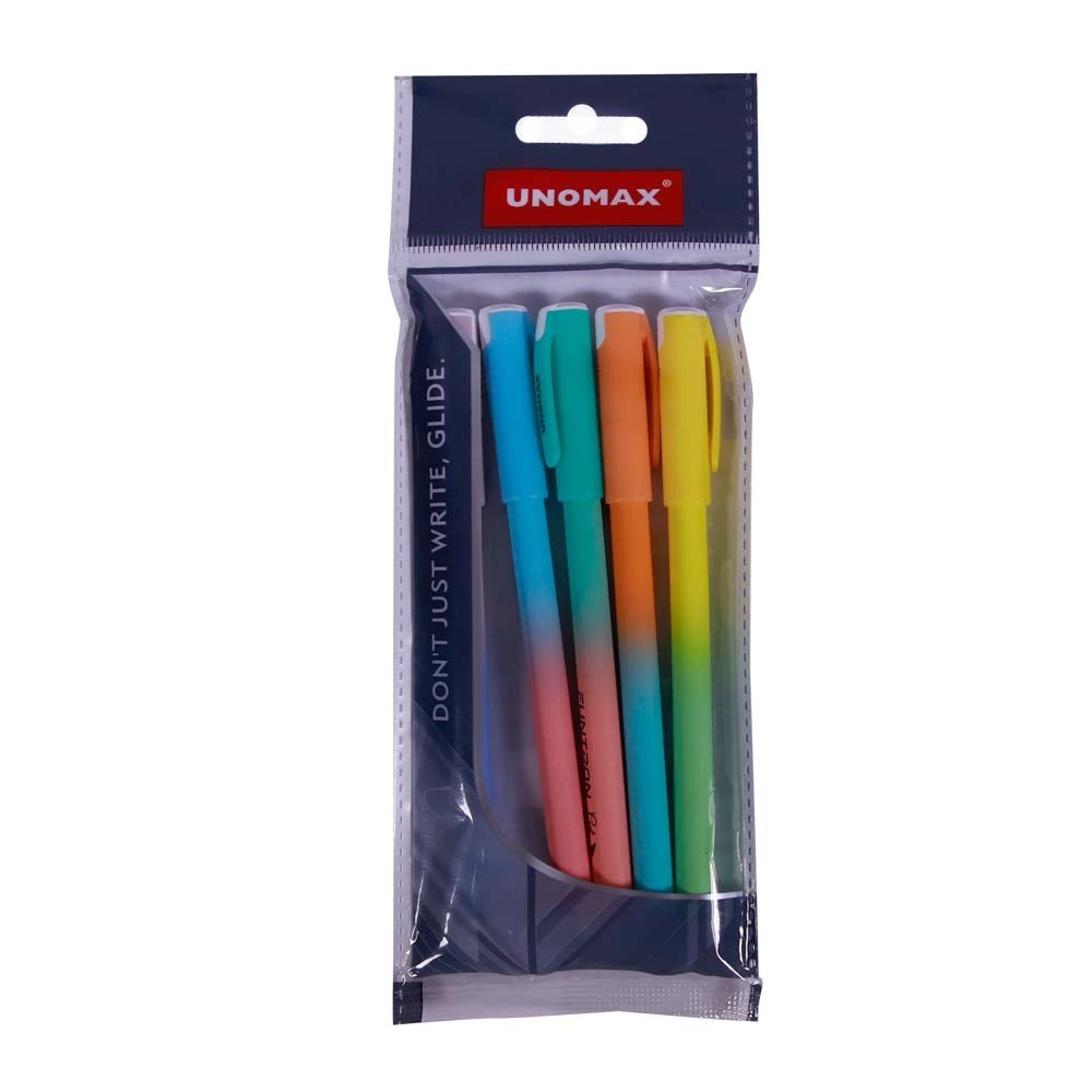 Unomax Funtron Gel Pen 0.7mm 5PCS (Blue)