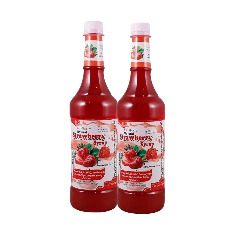 Mr.Rangon Syrup Strawberry 760ML x 2