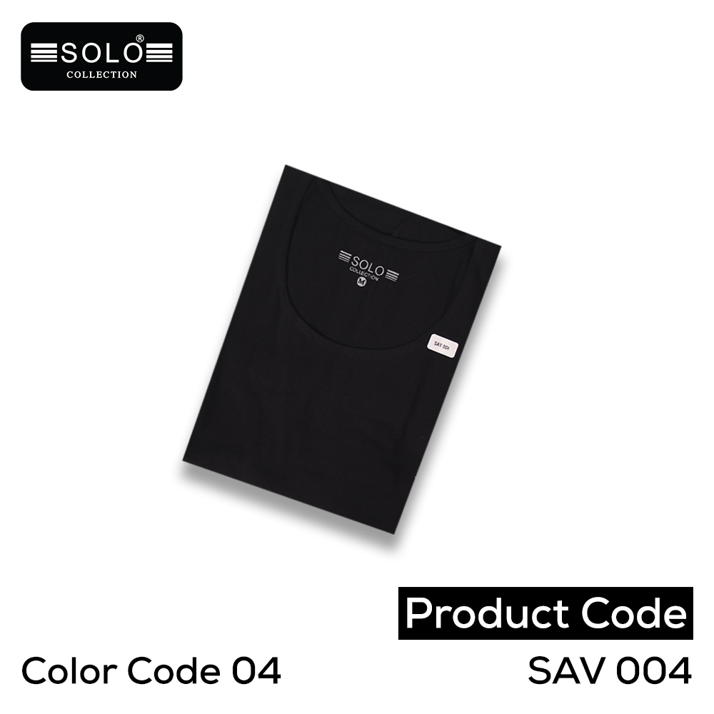 SOLO COLLLECTION Men Plain Vest SAV 004 (Code 04-Small)