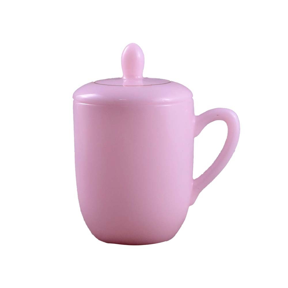 Mp Pink Gold Line Mug With Lid CP70