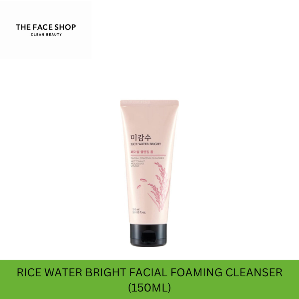 The Face Shop Official Rice Water Bright Facial Foaming Cleanser 150ML 8806182587832